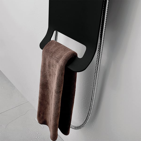 Στήλη Ντους-Υδρομασάζ Icos Astrea Black  Matt